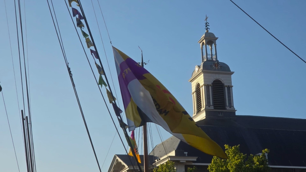 De toren van de Havenkerk in Schiedam