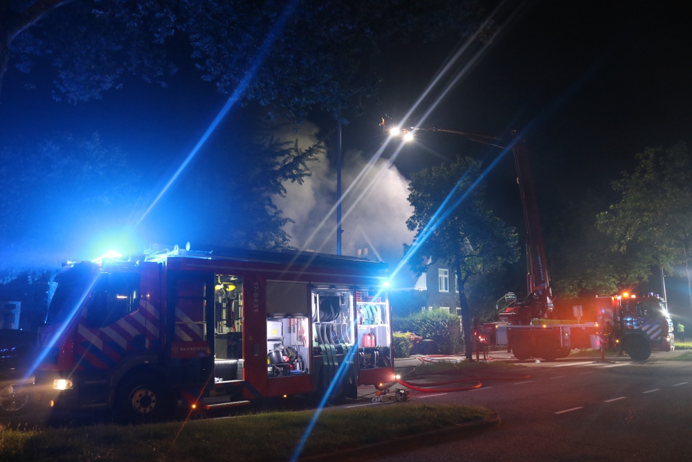 Forse brand in woning BK-laan