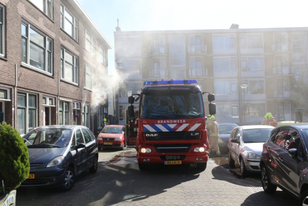 Flinke rookontwikkeling bij woningbrand