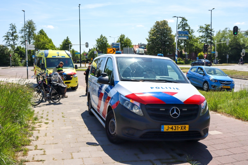 Het ongeval gebeurde op de kruising Lepelaarsingel / Burgemeester Heusdenslaan in Vlaardingen