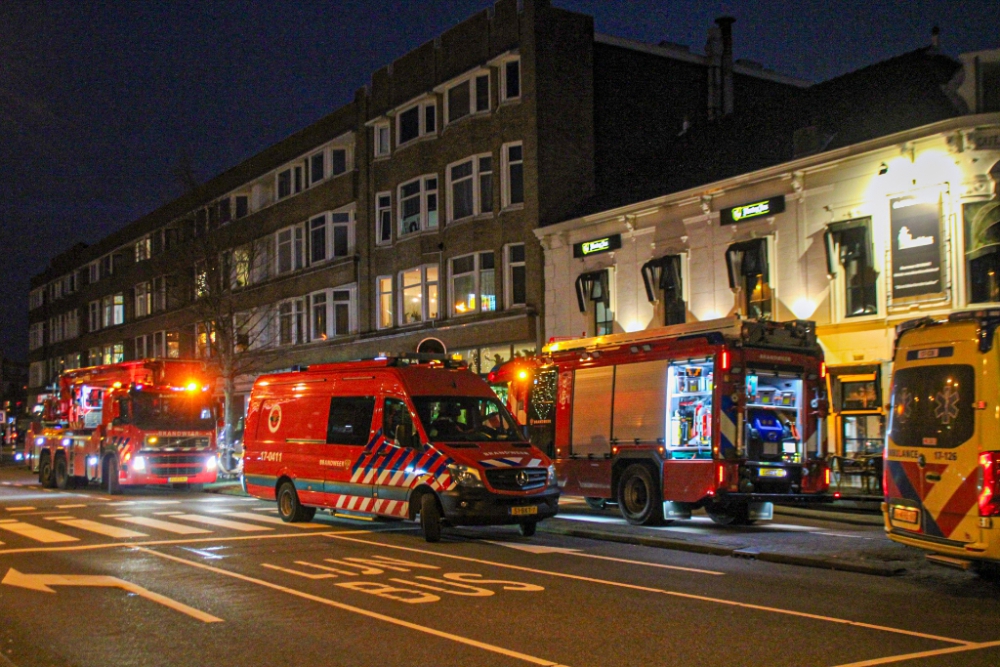 Brand in restaurant De Markies in het centrum