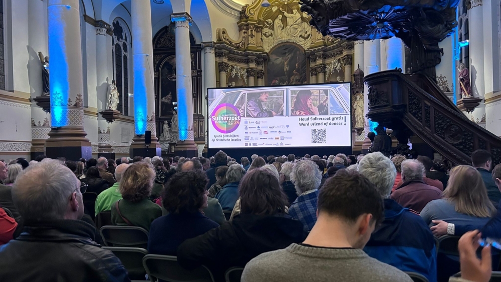 De filmvertoning in de Havenkerk