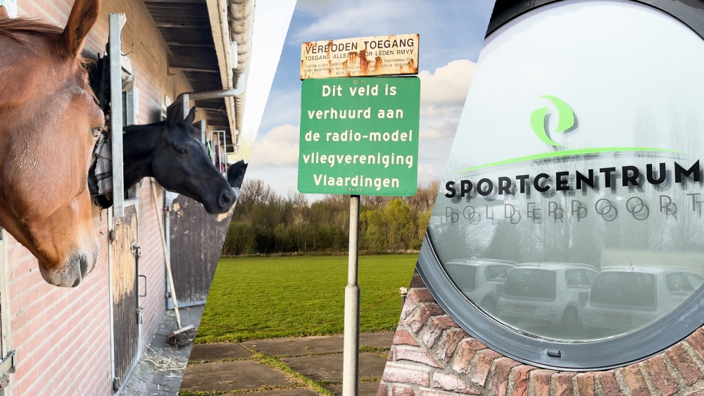 Modelvliegers, manege én Polderpoort boos over plannen atletiekbaan en zwembad in Broekpolder