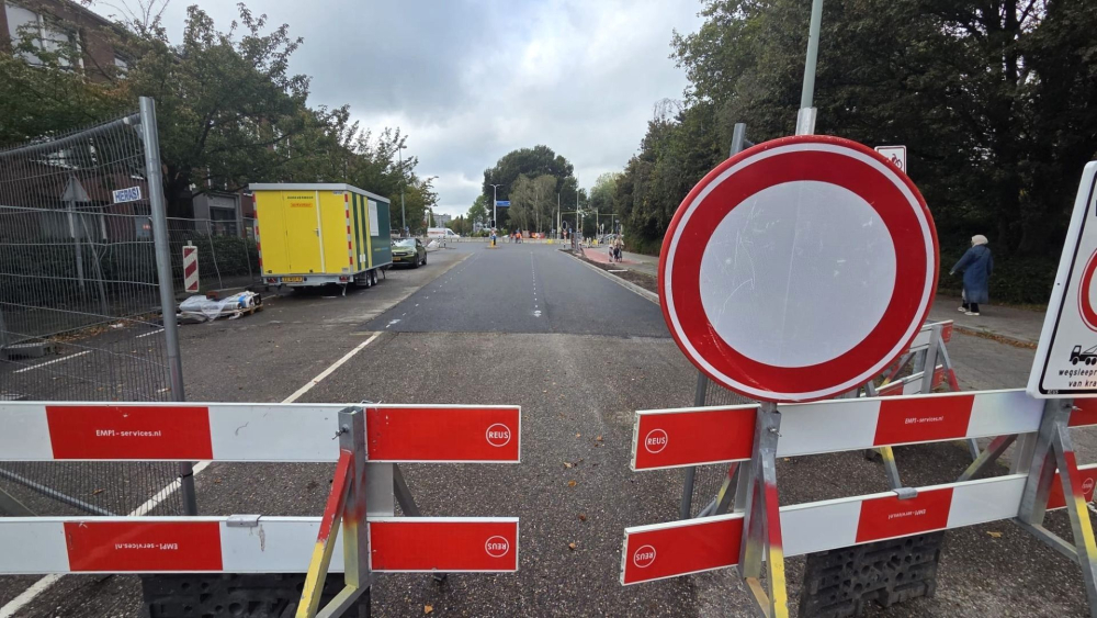 Nog één volledige afsluiting Marathonweg, werkzaamheden daarna afgerond