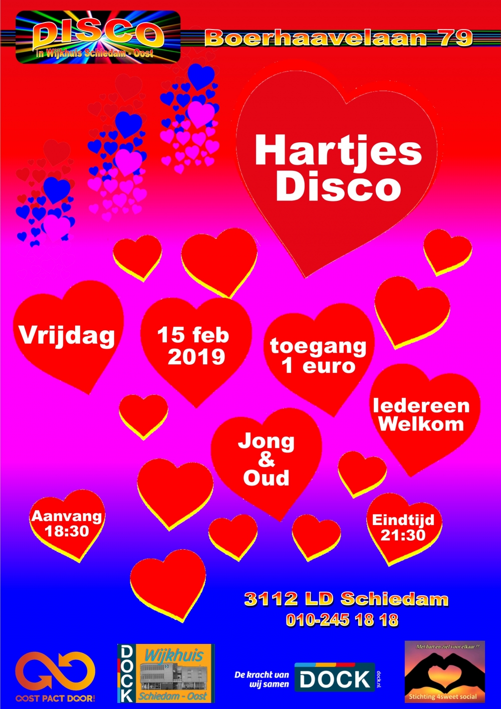 Disco in Schiedam-Oost