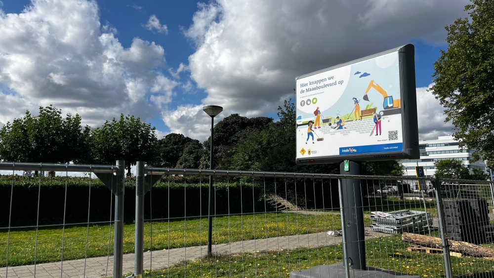 Opknapbeurt Maasboulevard: 'Plateau verandert in veilige en aantrekkelijke plek'