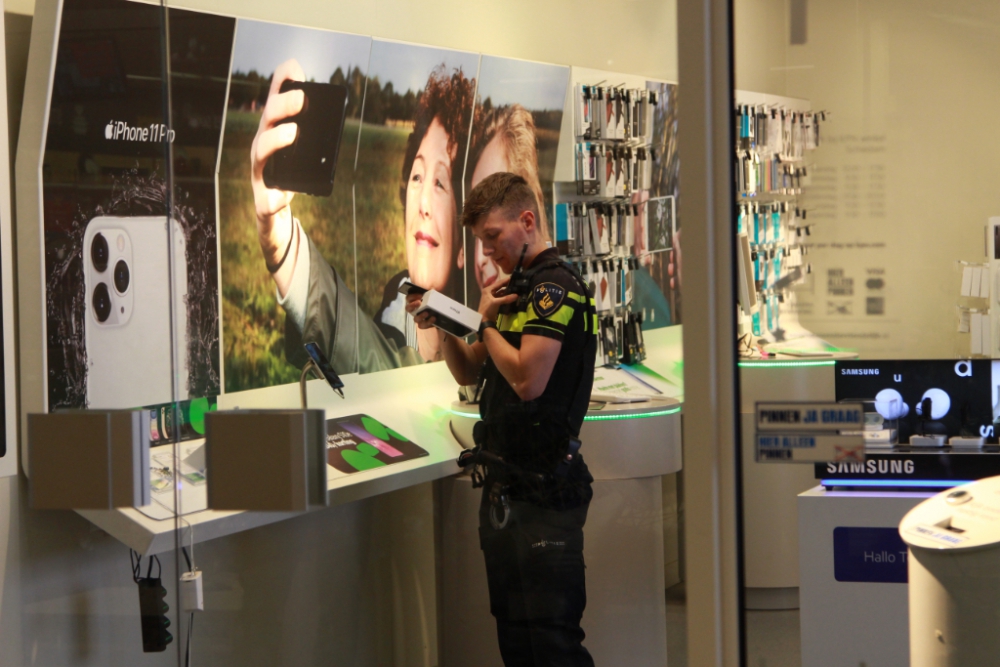 Overval op KPN winkel in Nieuwe Passage