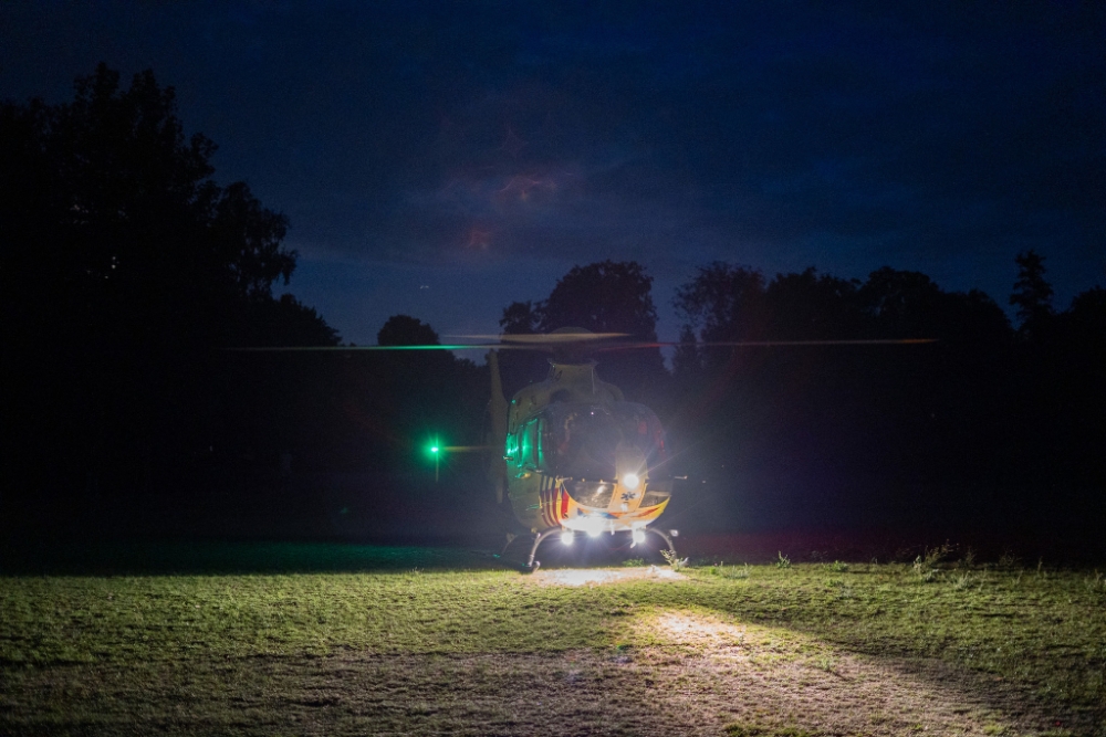Traumahelikopter ingezet voor medische noodsituatie in Park Harga
