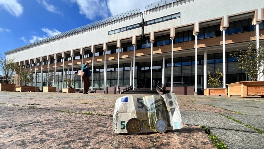 Geld op het Schiedamse Stadserf, ter illustratie
