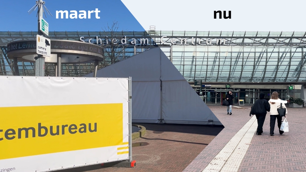 Deze keer geen tent, maar stemmen kan wel op Schiedam Centrum