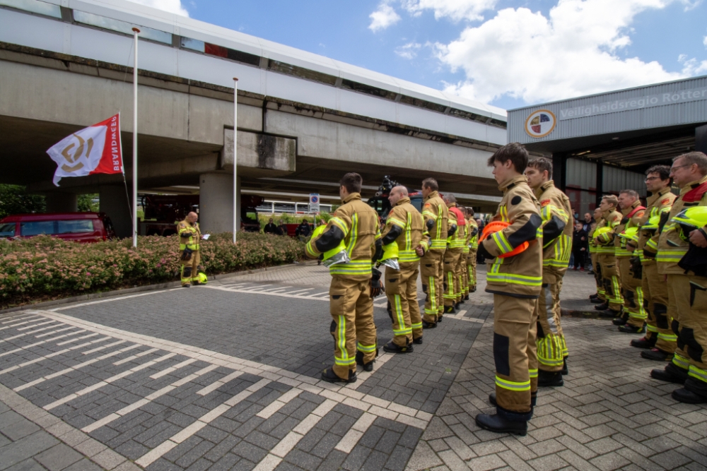 Brandweer herdenkt omgekomen collega&#039;s