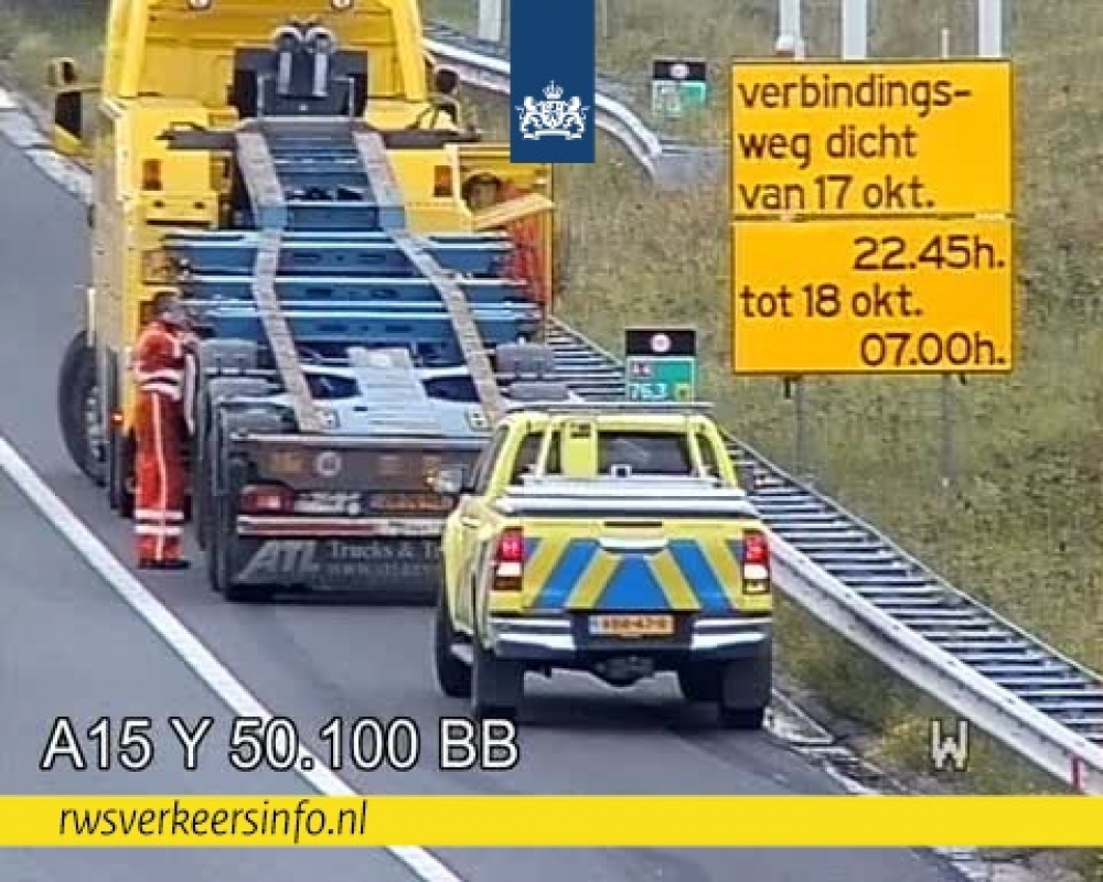 File door zwerftrailer