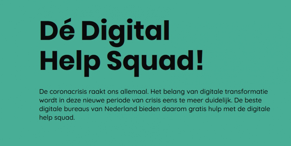 Digitalhelpsquad wil ondernemend Nederland helpen