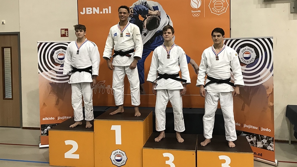 NK brons voor SI judoka Dylan Jansen